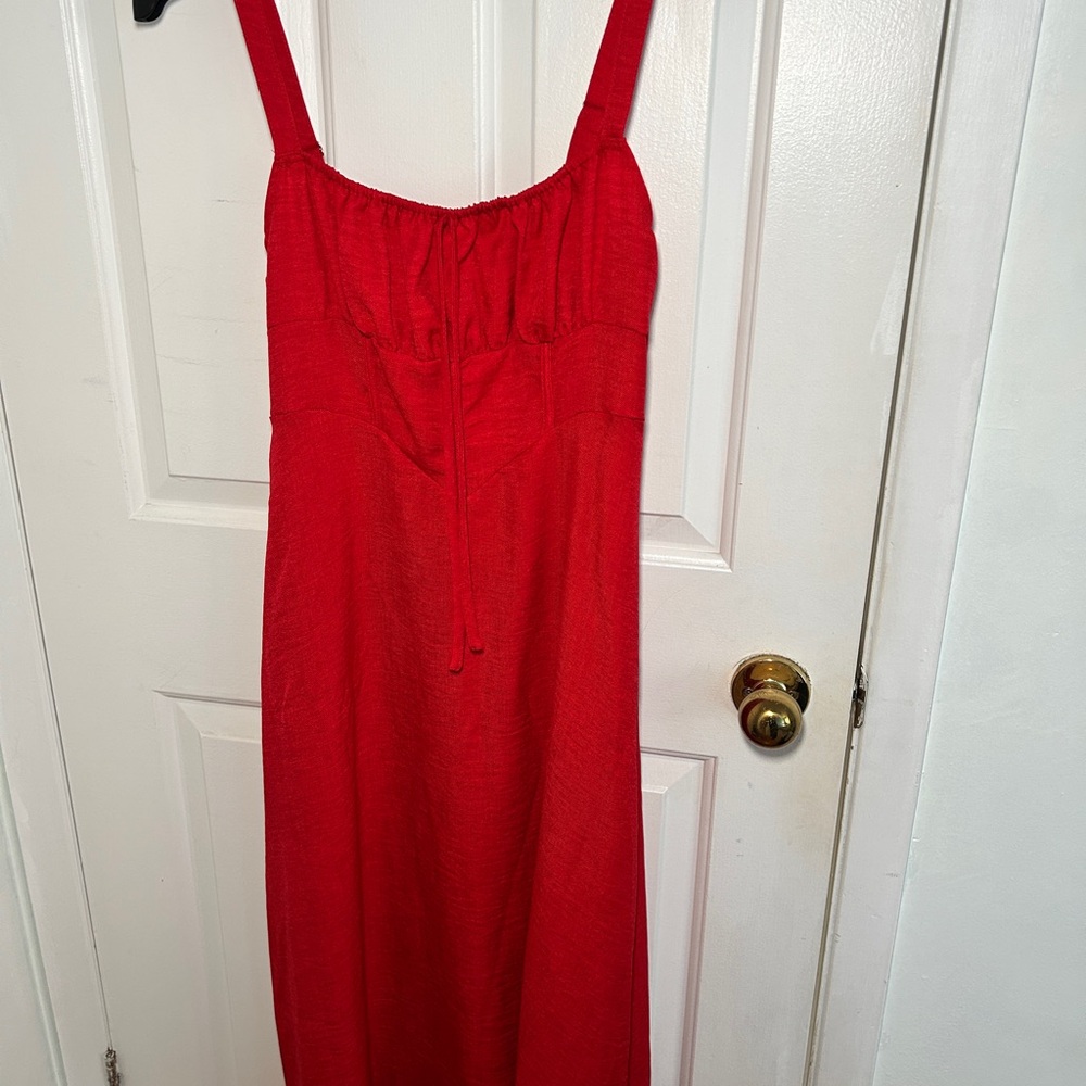NWOT Red Sleeveless Dress